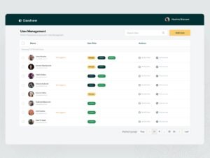 Custom Admin Panel Design